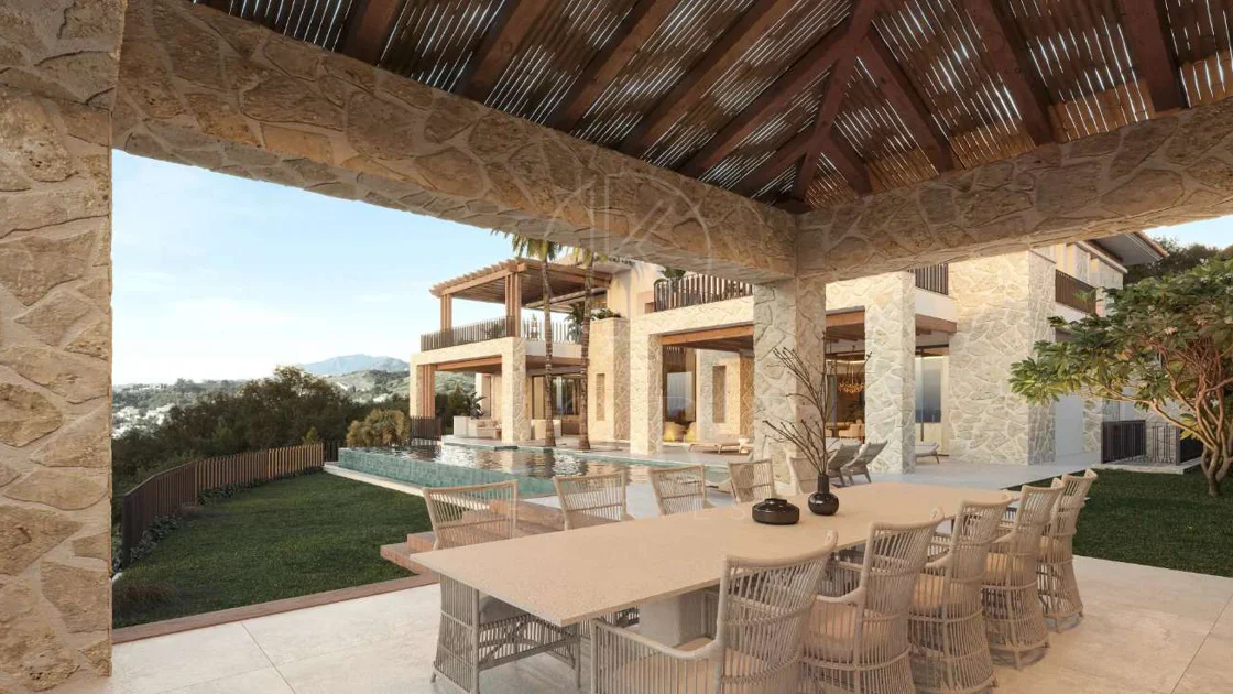 Development in El Herrojo, Benahavis