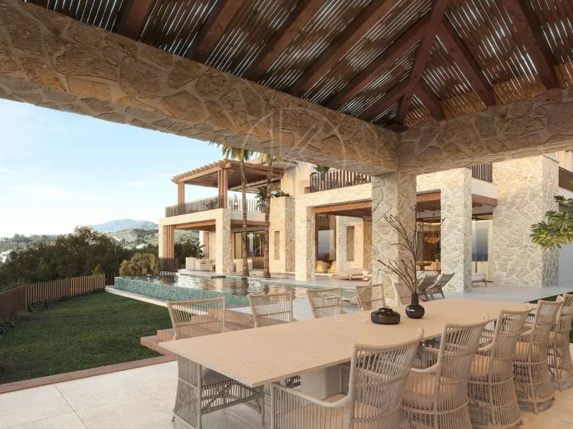Development in El Herrojo, Benahavis