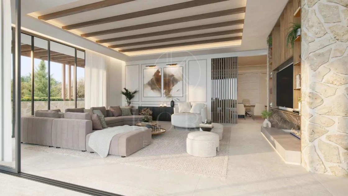 Development in El Herrojo, Benahavis