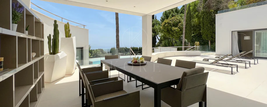Fantastic modern villa with amazing panoramic sea views in La Zagaleta