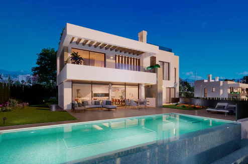 Seven luxury villas in a prime location close to Puerto Banús