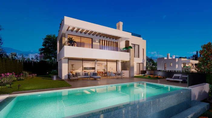 Seven luxury villas in a prime location close to Puerto Banús