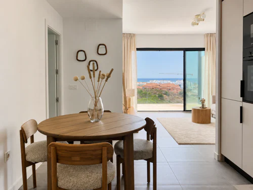 Brand-new two-bedroom apartment with sea views and a 25 m² terrace in Mijas Costa