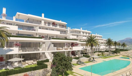 Las Terrazas de Cortesín Bon Air, modernos apartamentos y áticos en la prestigiosa Finca Cortesín.