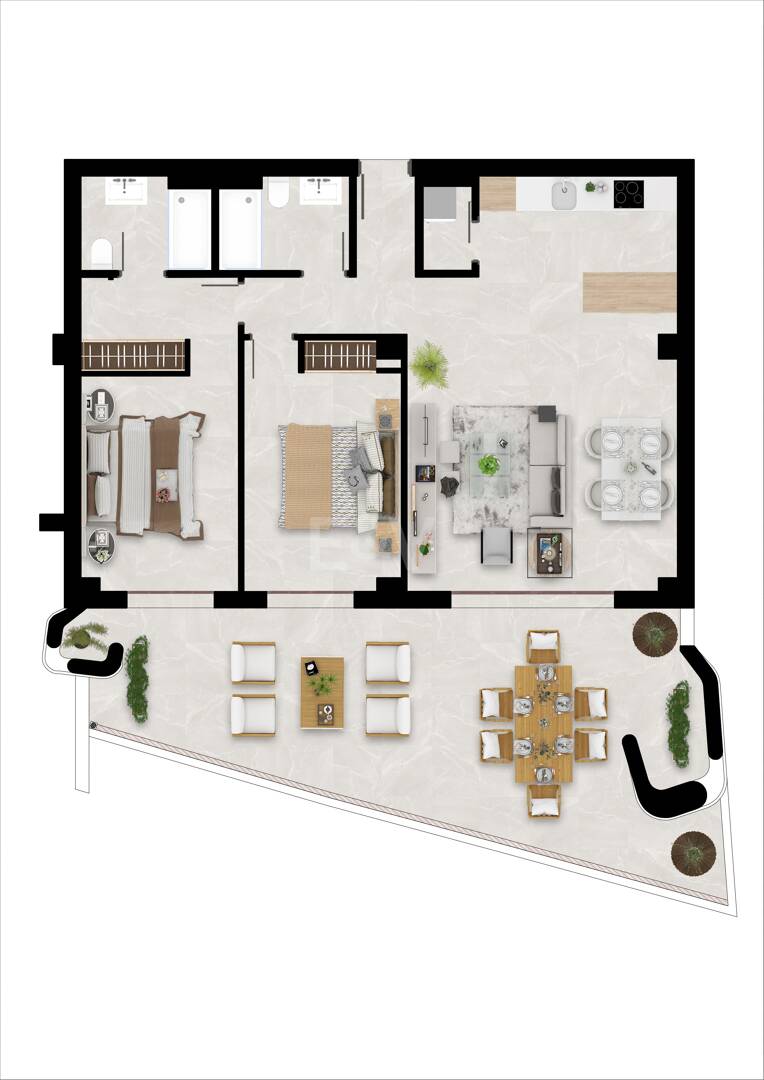 Fuente Lirios, Solo 28 apartamentos nuevos en una ubicación única
