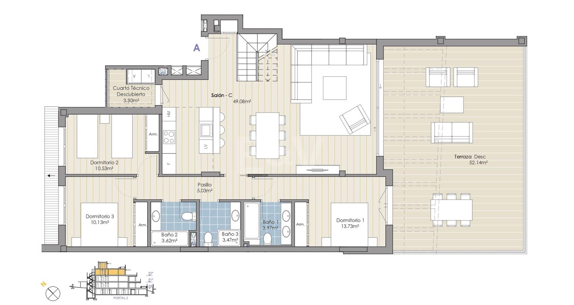 Aruna, Appartements de luxe modernes dans un complexe prestigieux à Cabopino