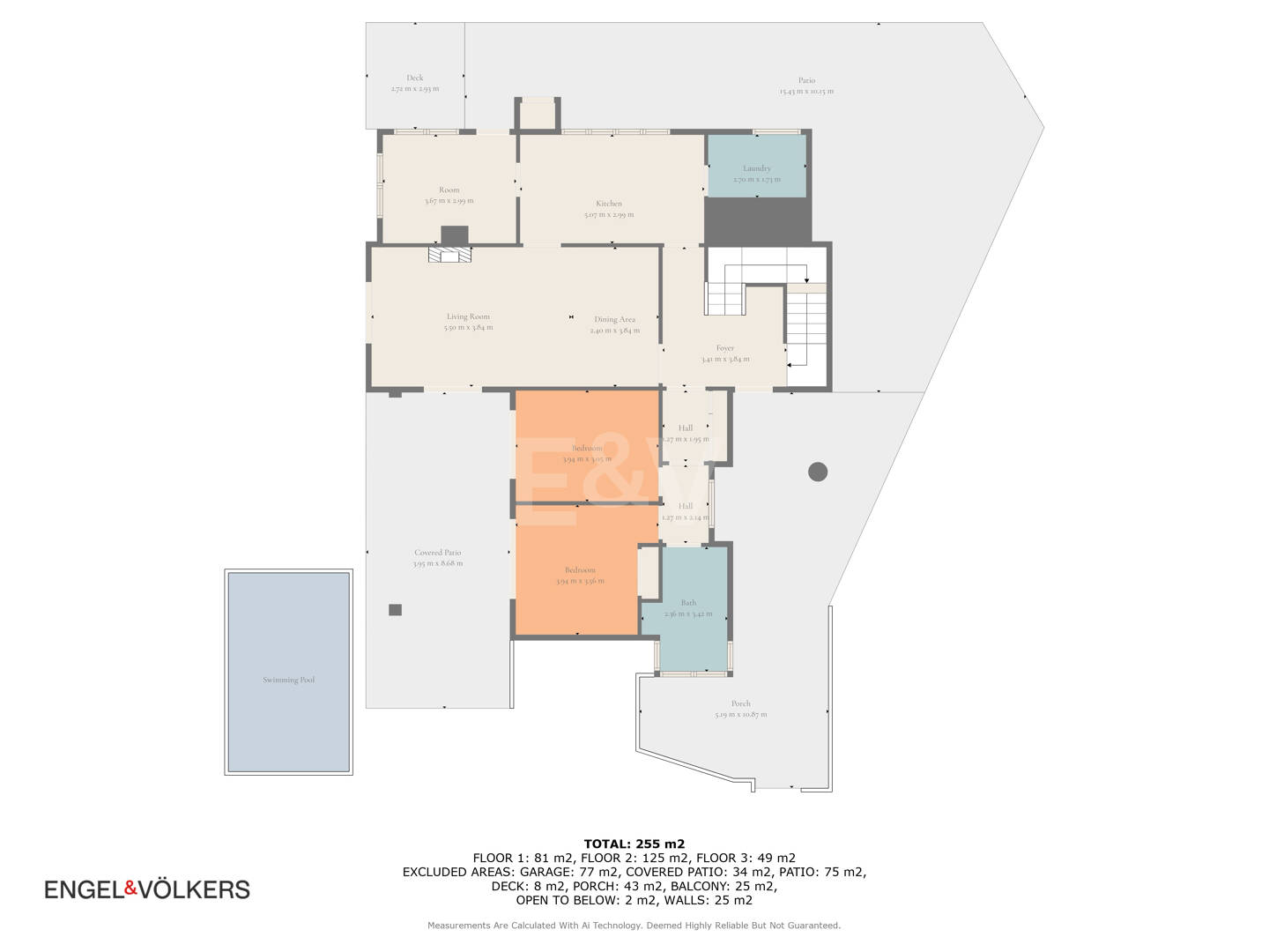 Villa élégante Sud-Facing dans un quartier assez résidentiel