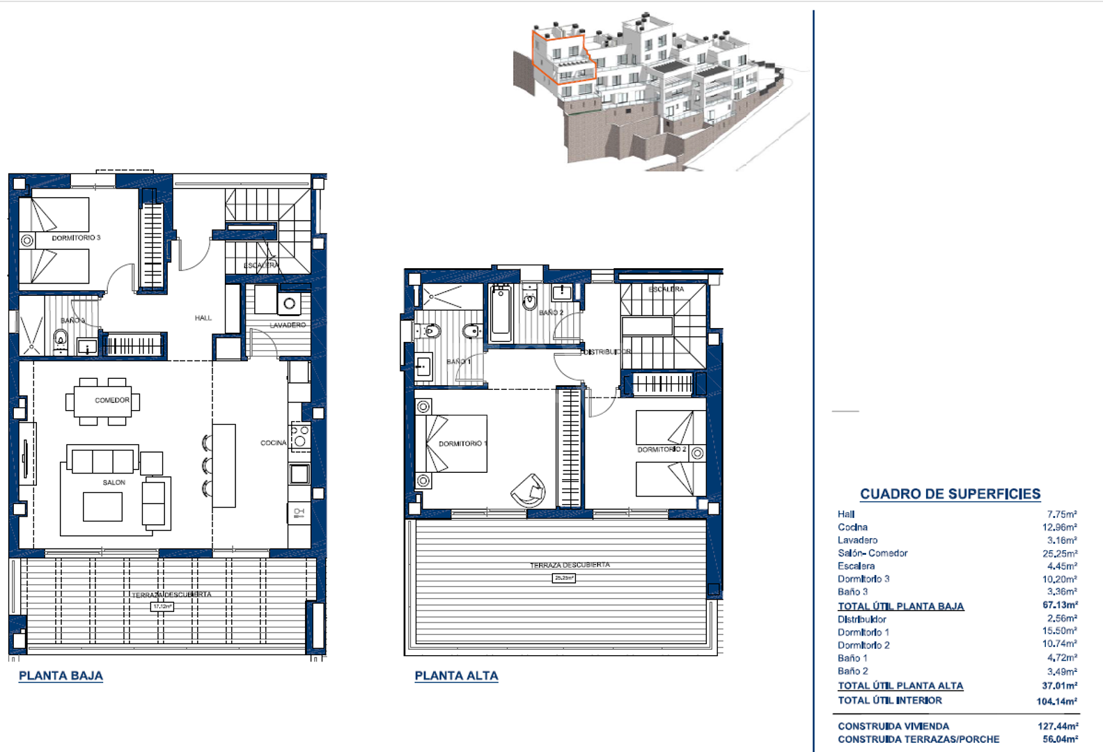 Elegantes Duplex-Penthouse mit wunderschönem Meerblick in begehrter Wohnanlage