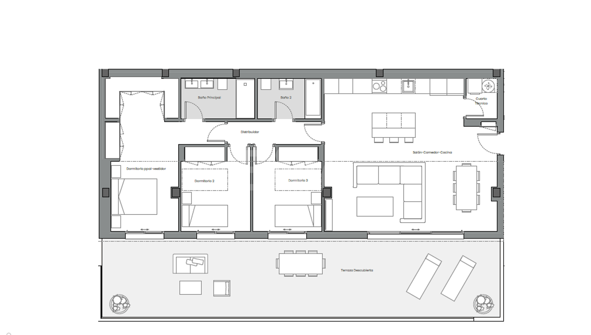 Off- Apartament z widokiem na morze w Altos de Los Monteros