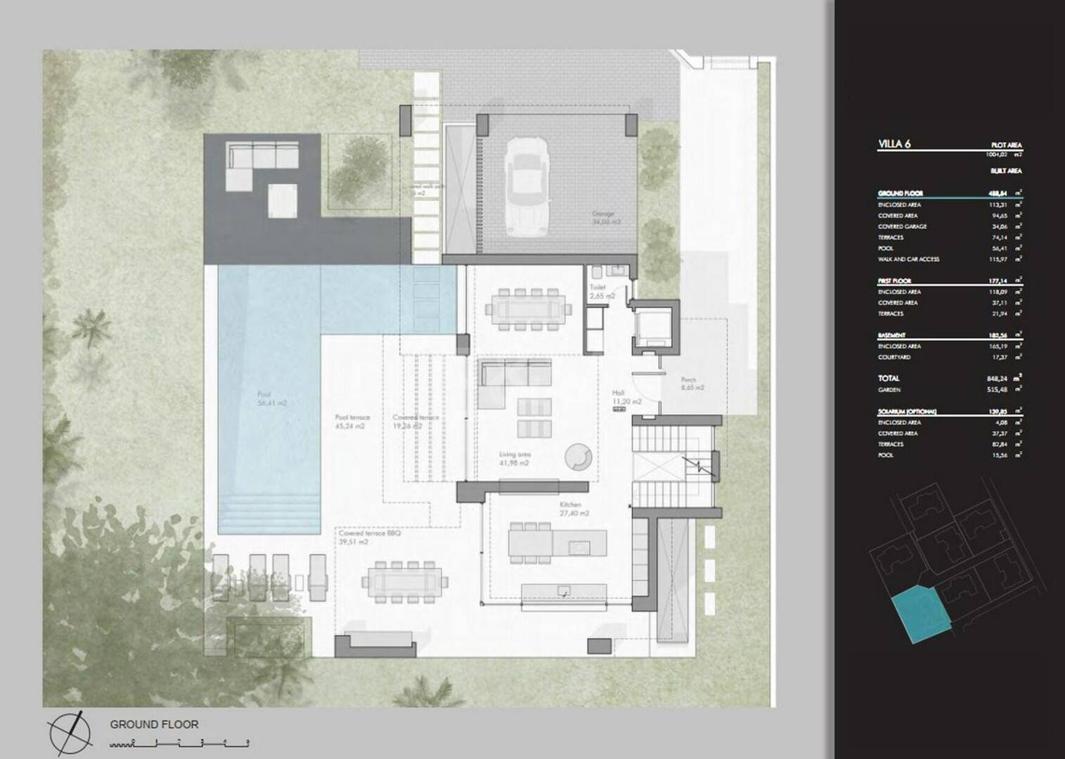 Villas junto a la playa en San Pedro con piscina privada y características de hogar inteligente