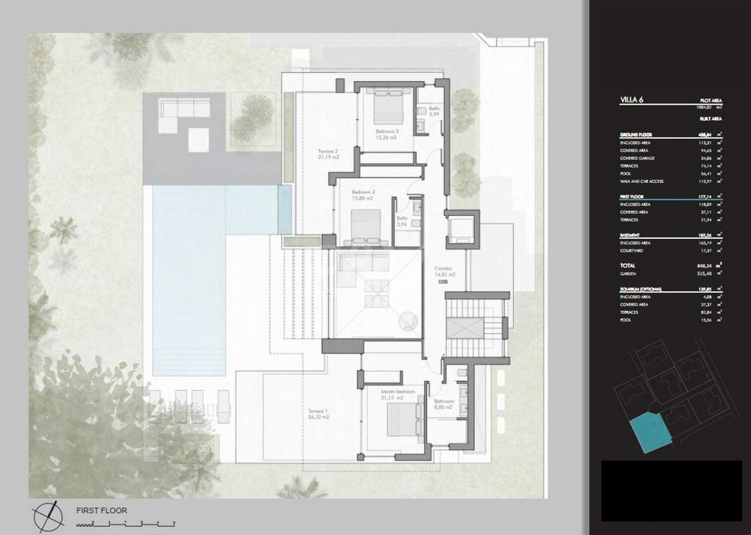 Villas junto a la playa en San Pedro con piscina privada y características de hogar inteligente