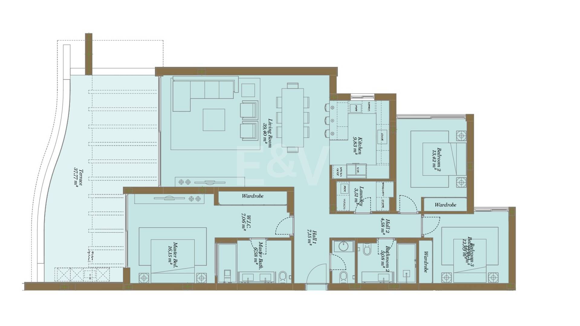Appartement élégant avec mer panoramique et montagne Vues dans Palo Alto Marbella