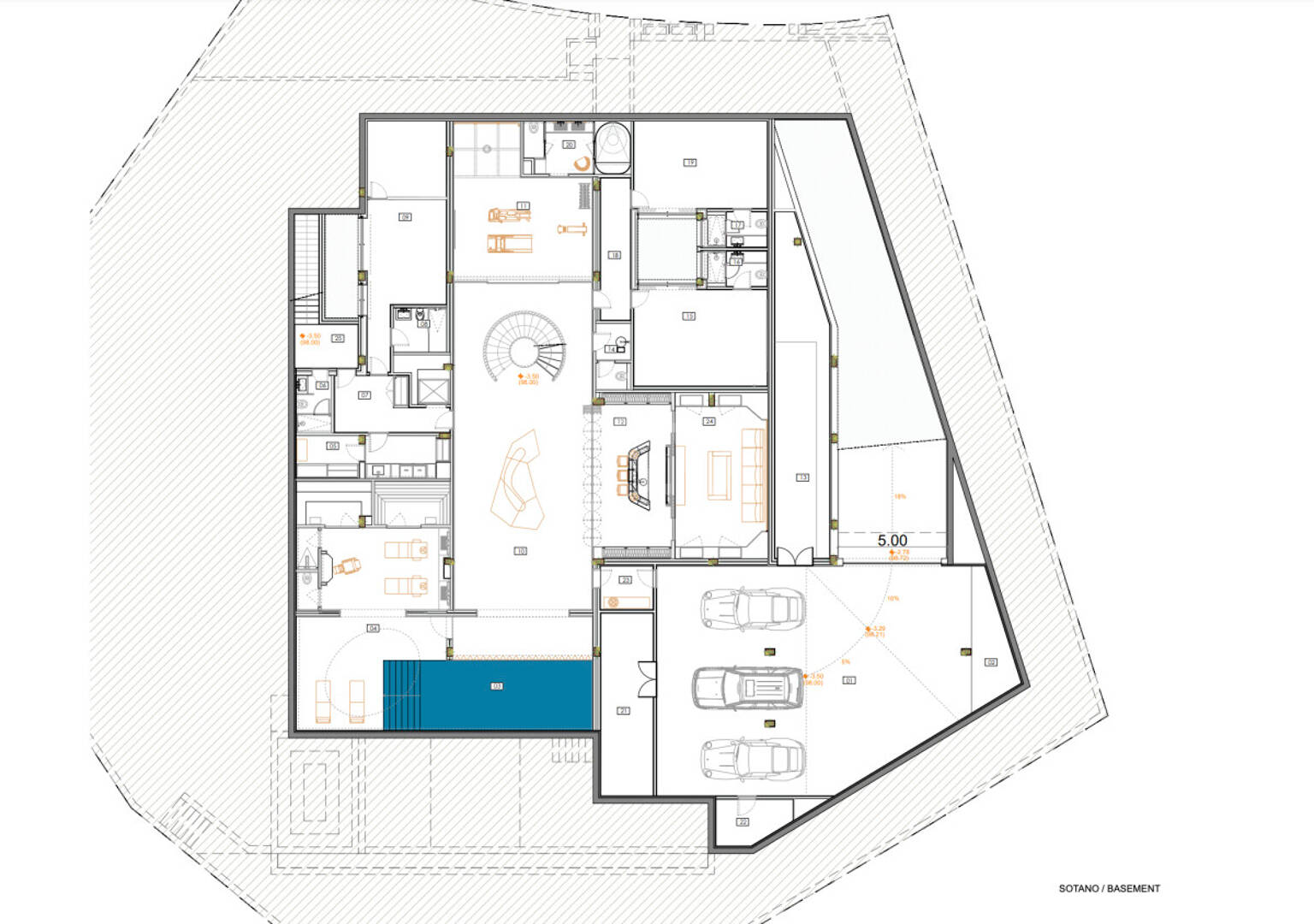 Terrain exceptionnel avec projet de Villa de luxe à Nagüeles