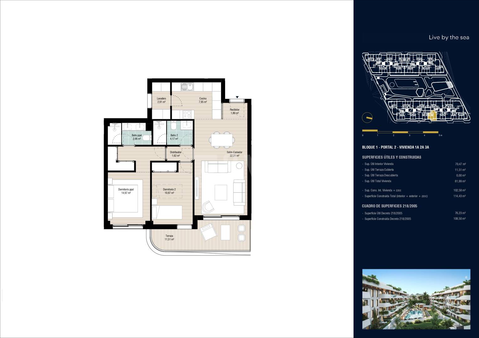 Elegant 2-Bedroom Apartment at San Pedro Beach