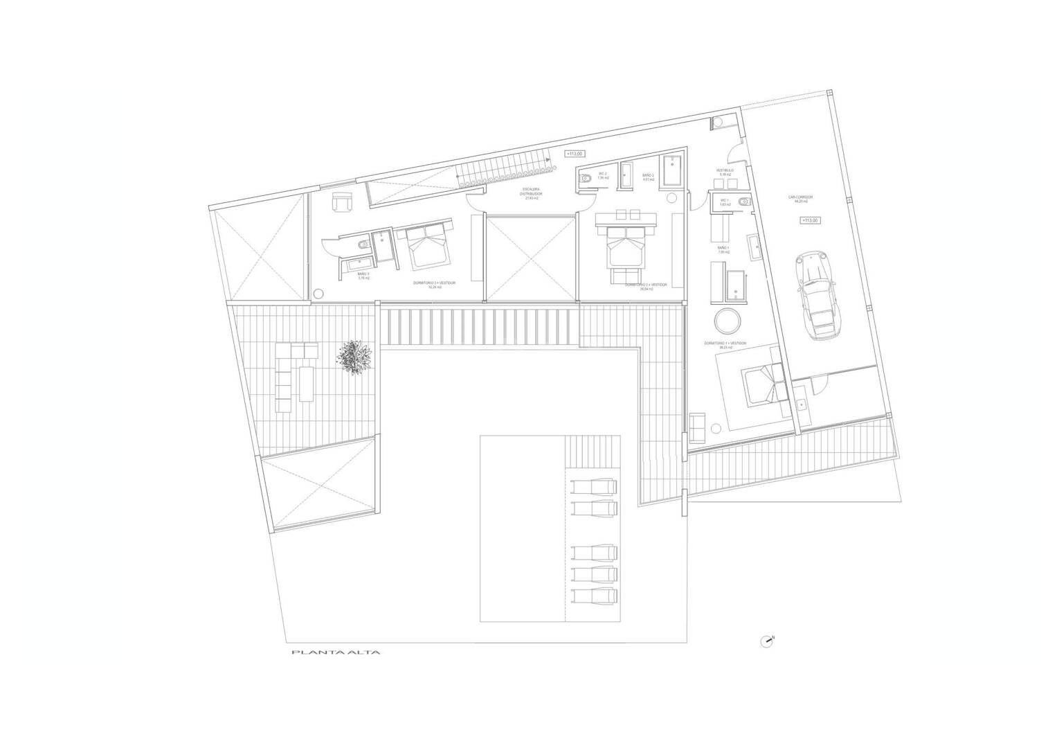 Graceful Front Line Golf Residence avec vues panoramiques et l'automatisation intelligente