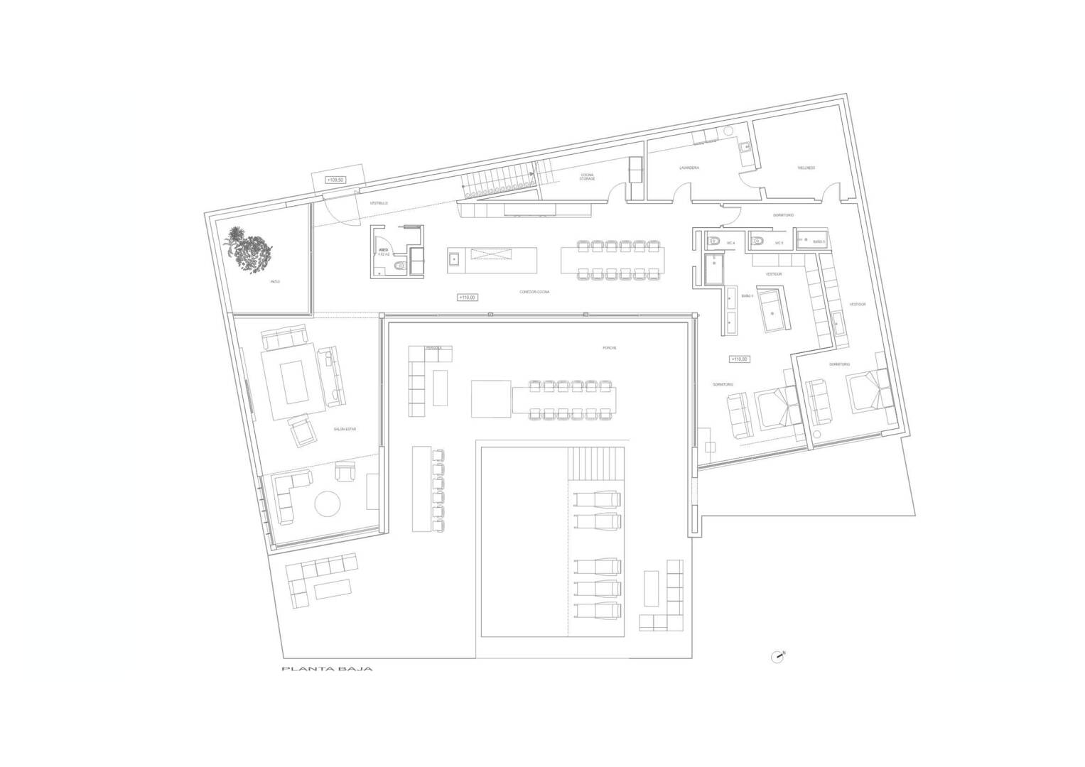 Graceful Front Line Golf Residence avec vues panoramiques et l'automatisation intelligente