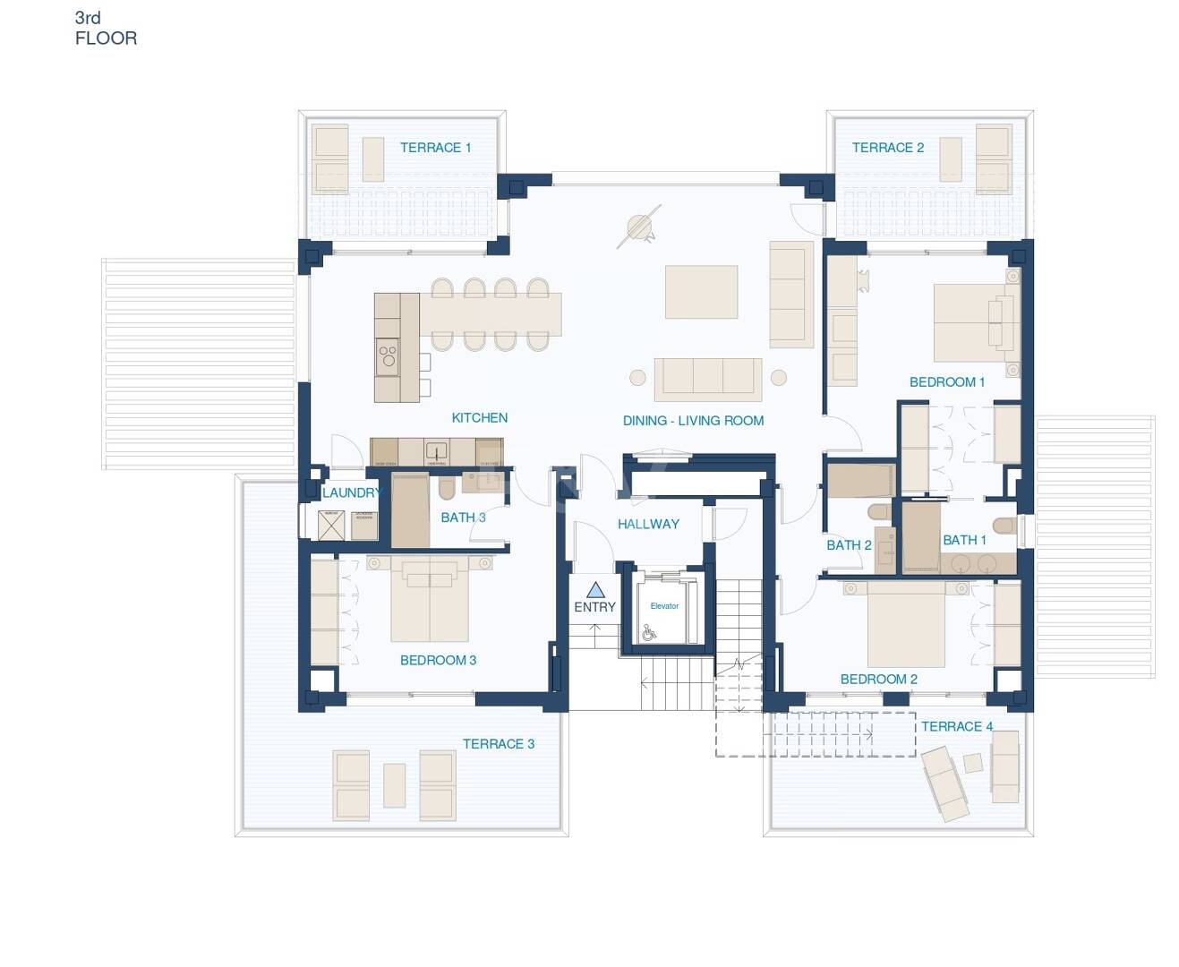 Spectacular Penthouse in Benalus Close to the Beach with Private Pool and Sea View