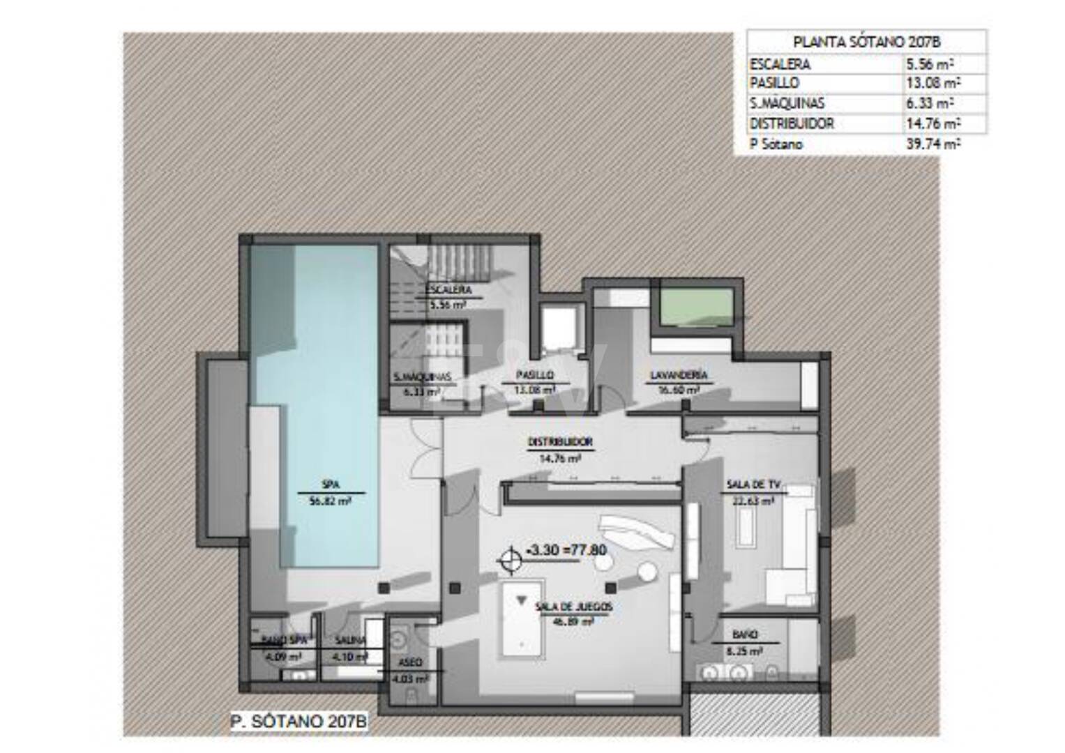 Neu gebaute Villa gerade fertiggestellt