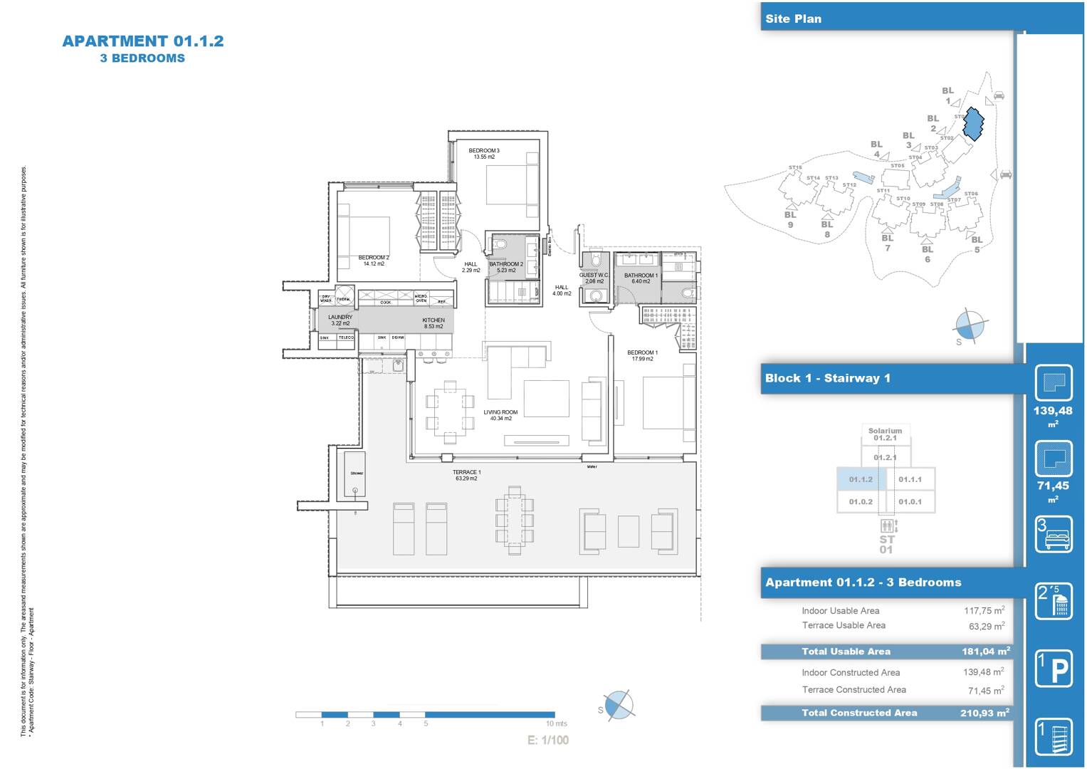 Appartement entièrement meublé avec vue panoramique à Palo Alto