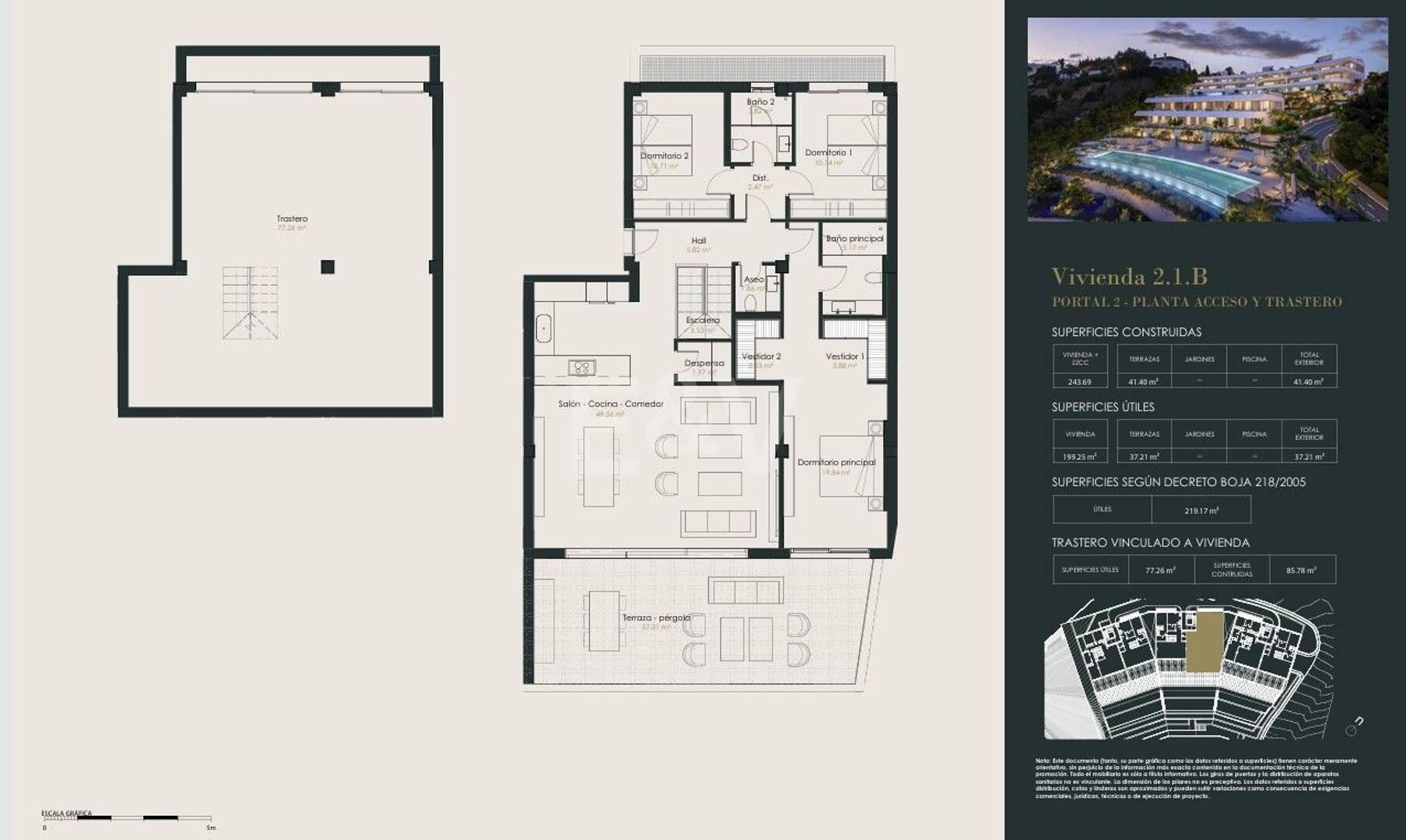 Neues luxuriöses Duplex mit Meerblick und Wellness-Einrichtungen