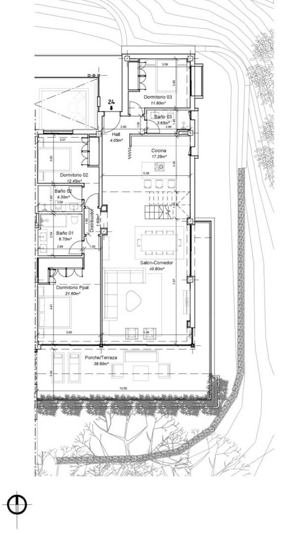 Penthouse avec terrasse, piscine privée et vue magnifique