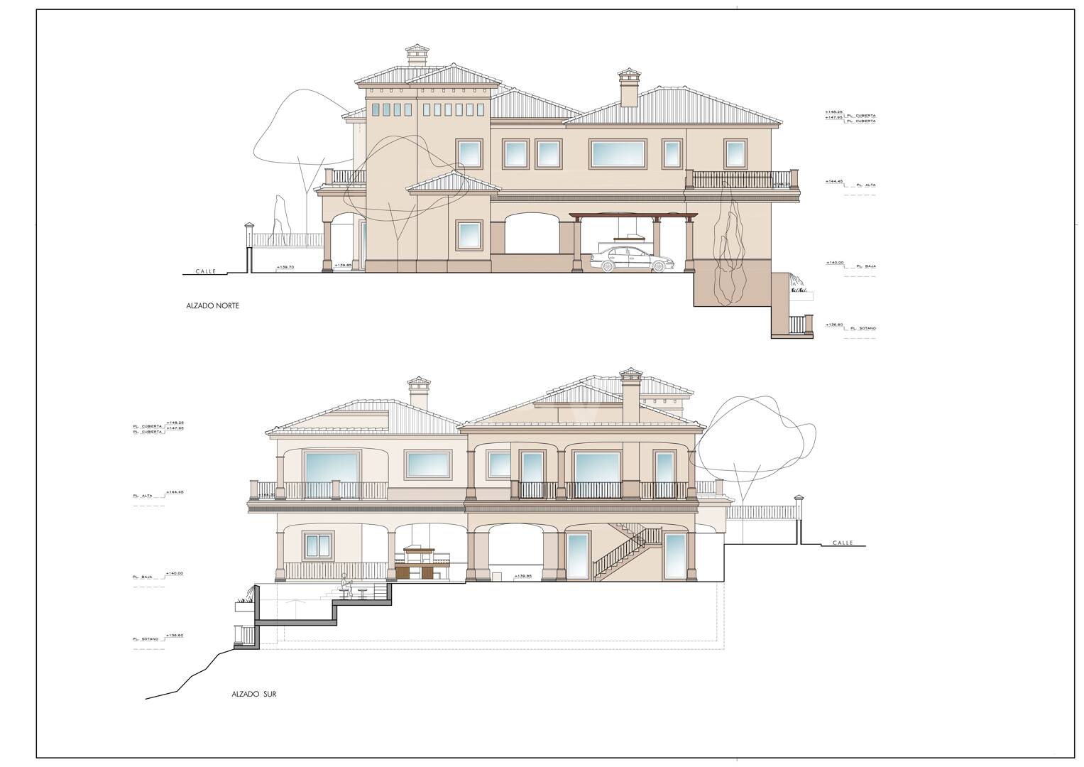 Casa Colinas: Turnkey Villa with Panoramic Sea & Mountain Views in a gated community