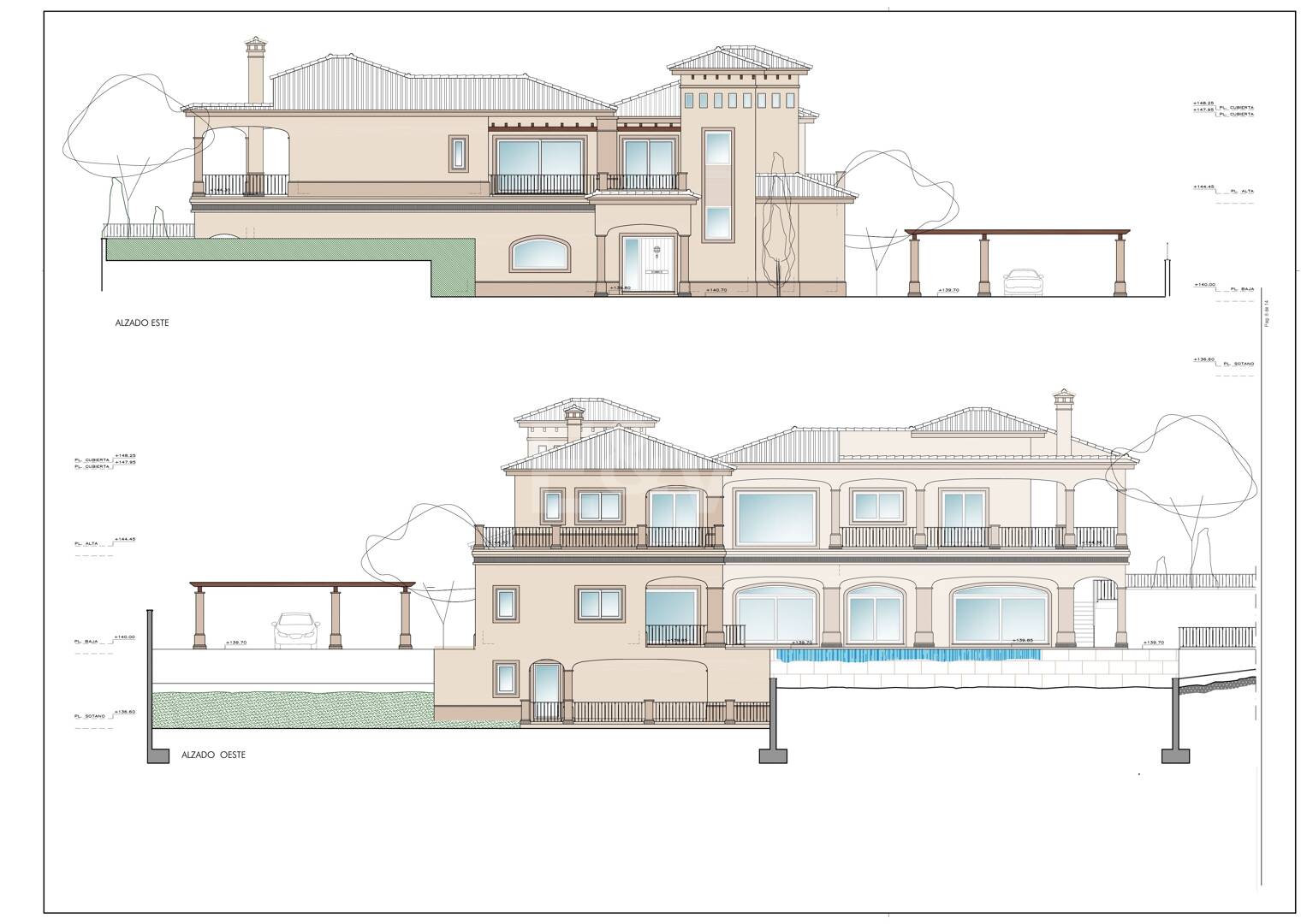 Casa Colinas: Turnkey Villa with Panoramic Sea & Mountain Views in a gated community