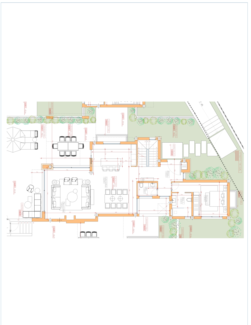 Impressionnant nouvelle villa avec retreat de toit et piscine privée près du centre-ville