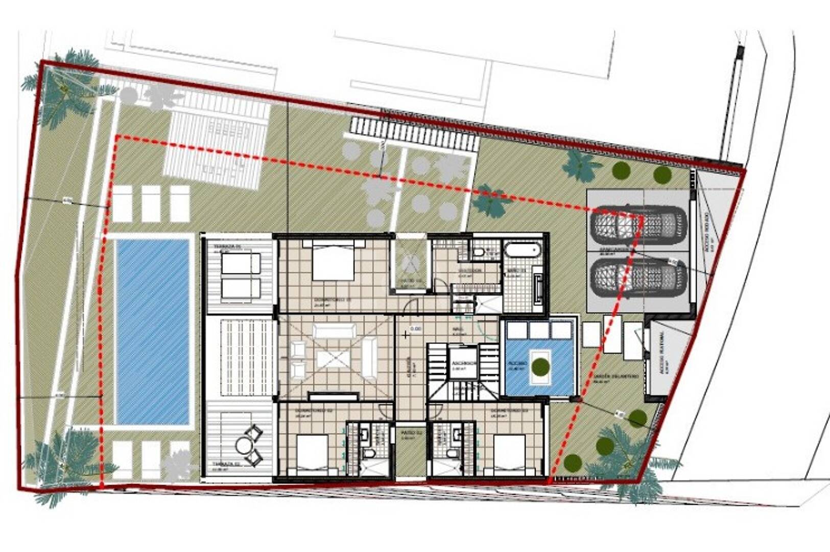 Doskonała Villa Plot z Morza Panoramicznego, Golf i Mountain Views i zatwierdzony projekt