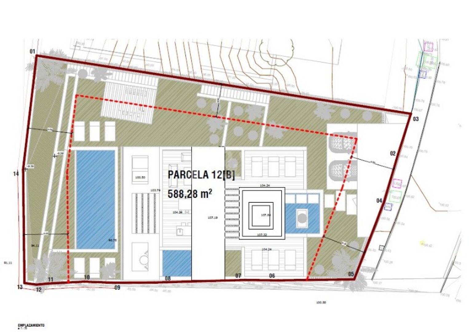 Doskonała Villa Plot z Morza Panoramicznego, Golf i Mountain Views i zatwierdzony projekt