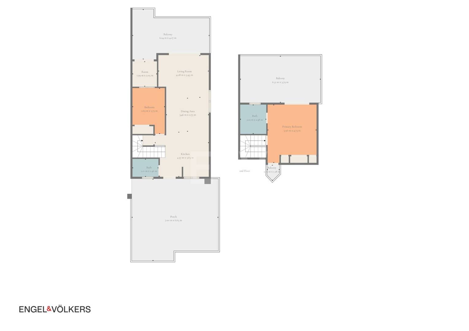 Luminous Duplex z panoramicznymi widokami na morze i słonecznie napełnionymi tarasami