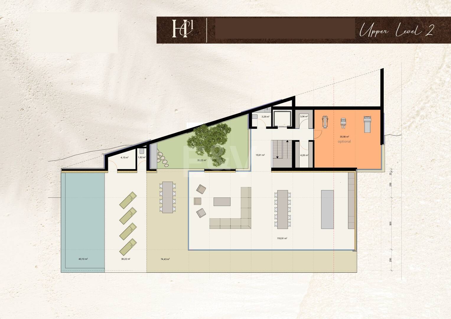Chic Hillside Residence z widokiem na morze panoramiczne