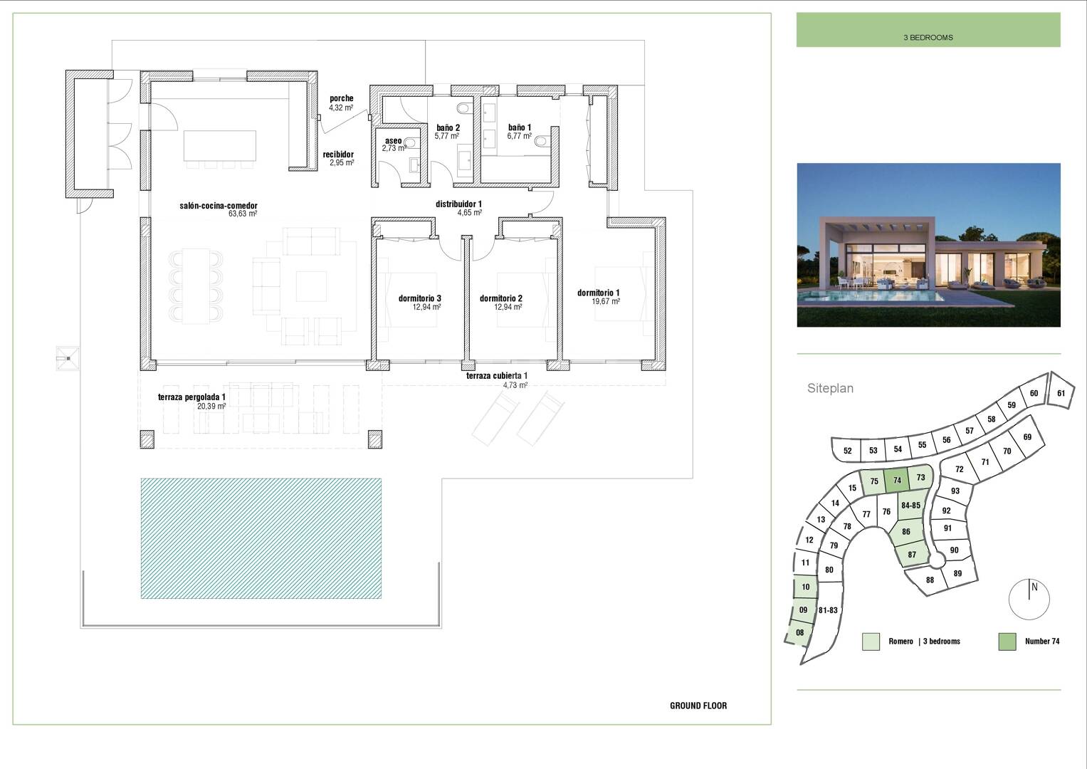 Villa contemporaine avec vue sur la mer à couper le souffle dans un prestigieux domaine