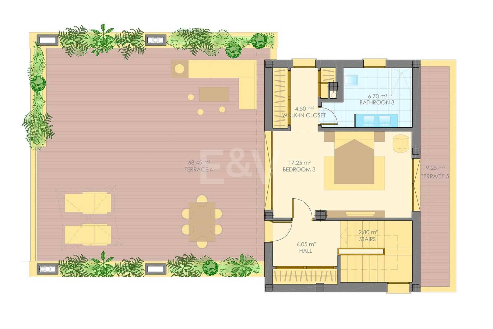 Panoramic Duplex Penthouse with Sunset Terraces and Private Pool