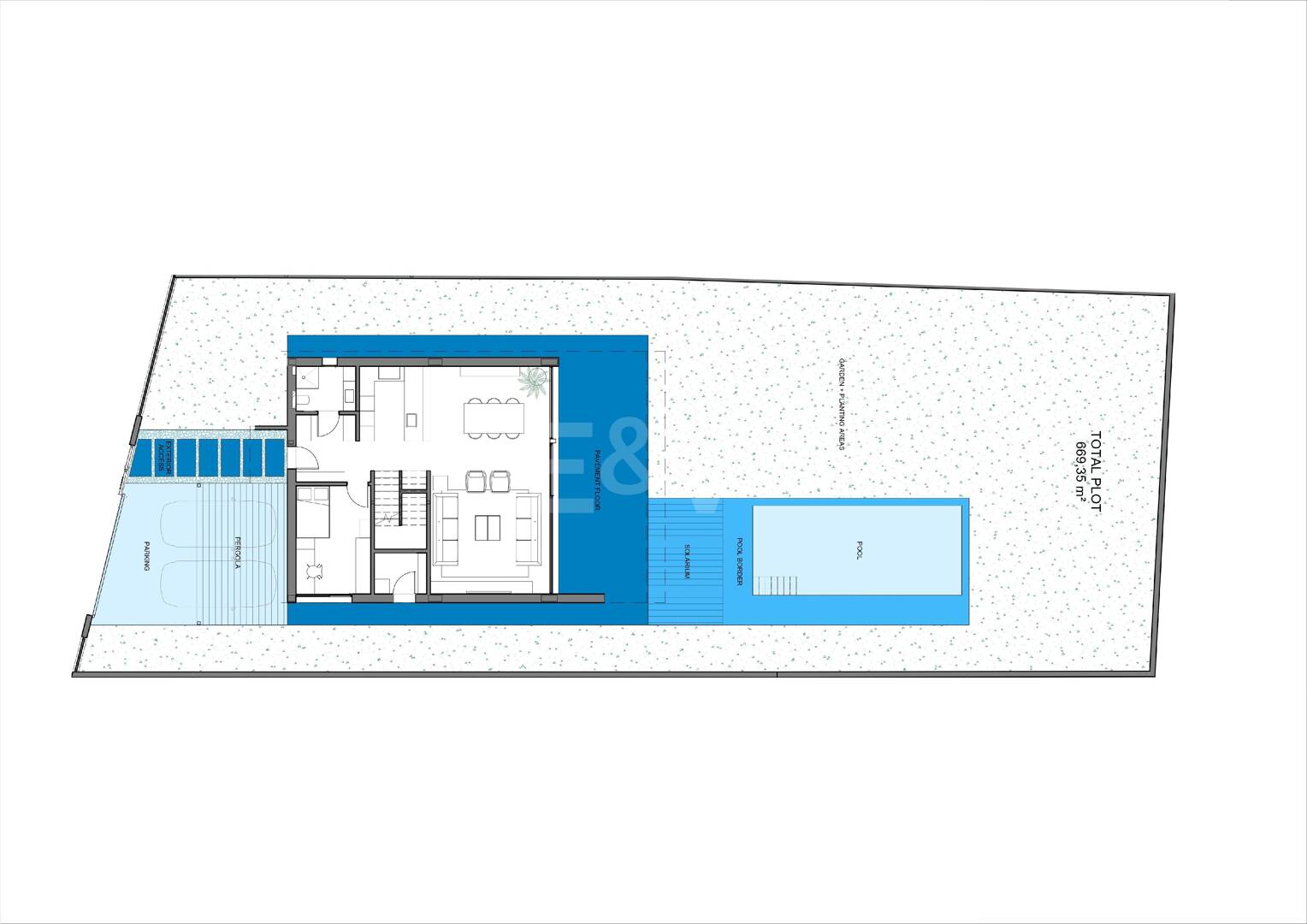 Nowy designer Villa Schody od Sea and Town Centre