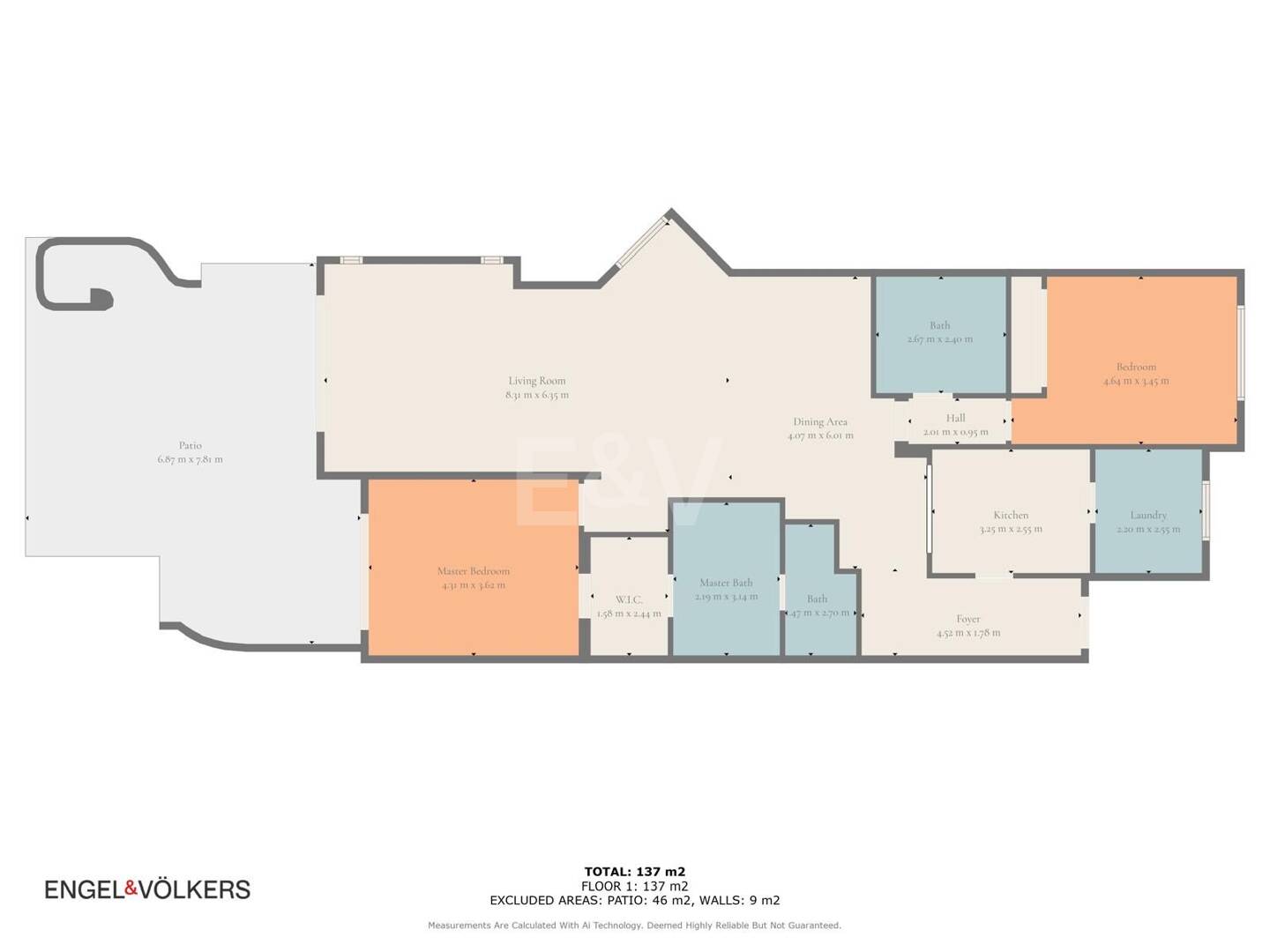 Rymlig lyxlägenhet i den prestigefyllda Mansion Club, Sierra Blanca