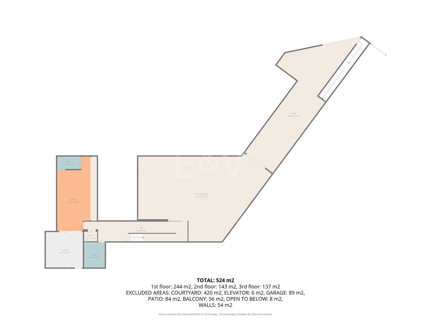 Architektonisches Juwel mit offenem Meerblick und Bergblick