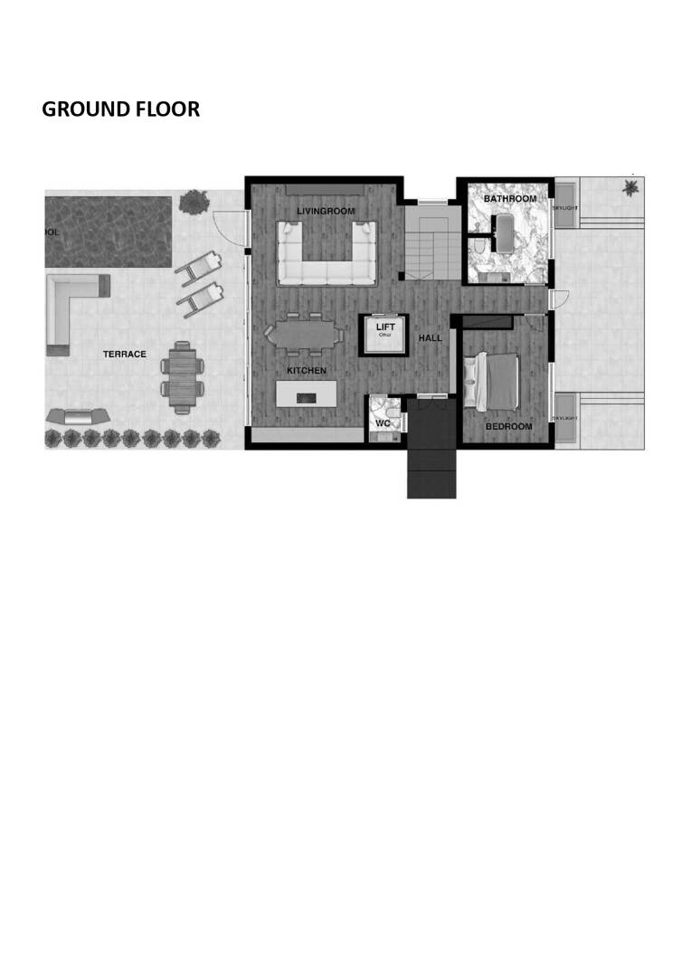 Modern Villa med havs- och bergsutsikt