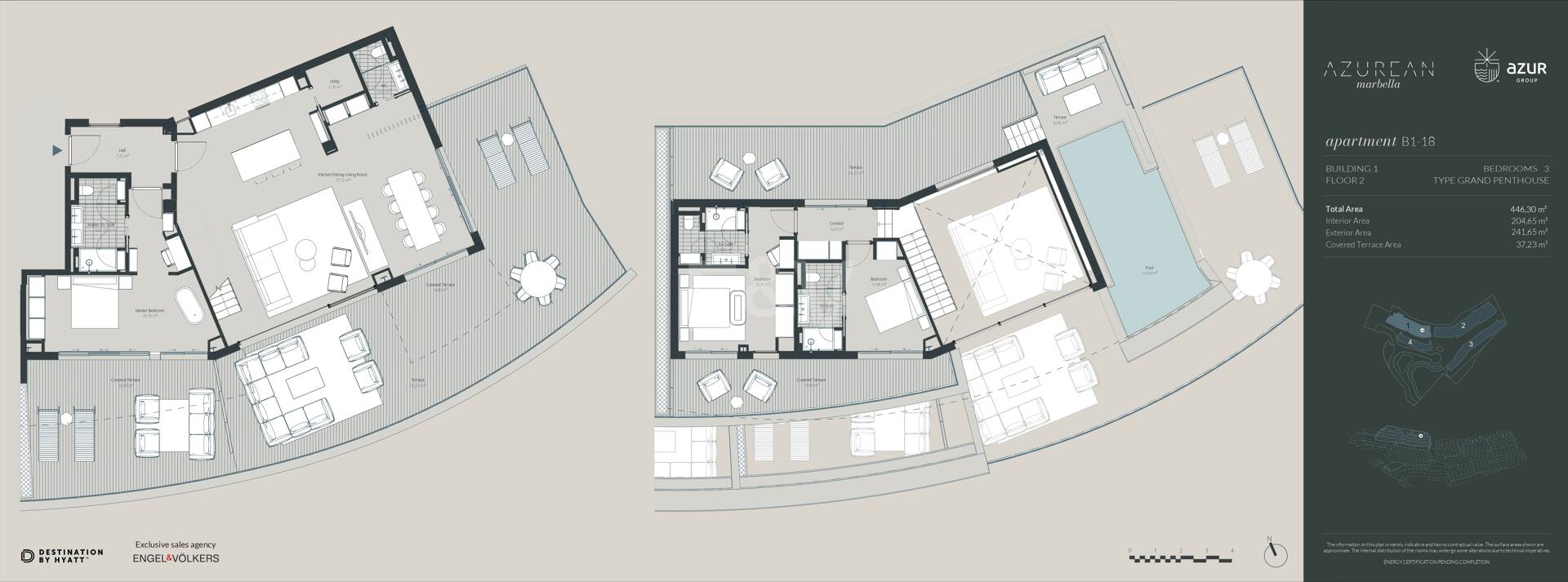 Grand Penthouse at AZUREAN Marbella – Sky-High Luxury with Private Pool & Panoramic Sea Views