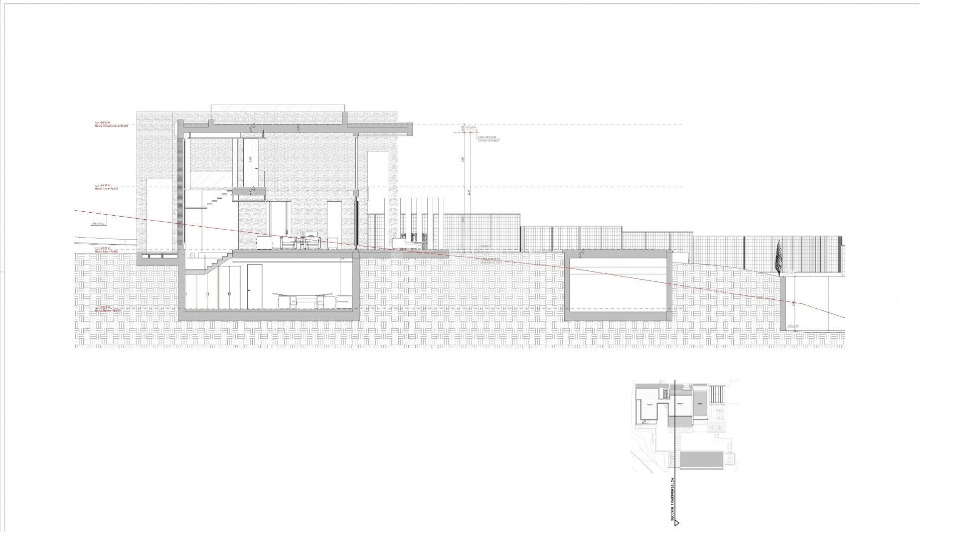 Projekt för nybyggd villa med panoramautsikt över havet i Hacienda Las Chapas, garanterad licens