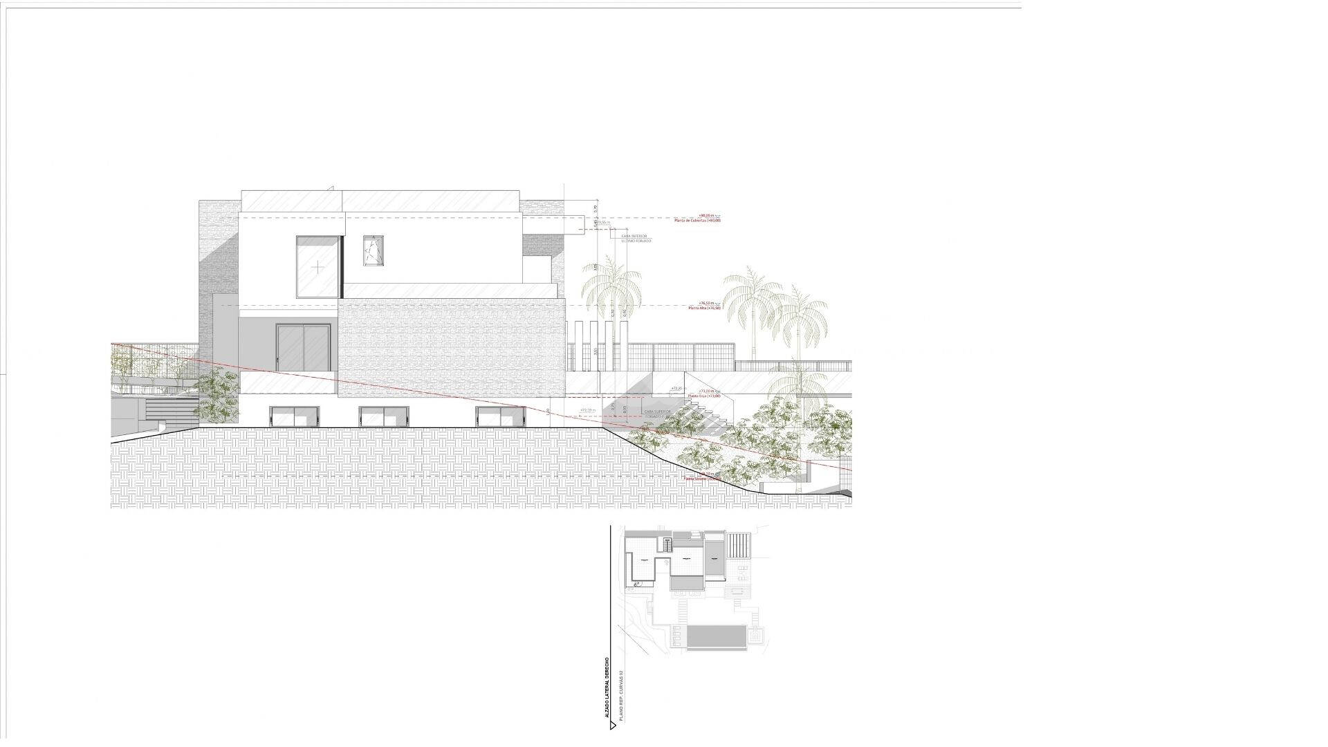 Projekt för nybyggd villa med panoramautsikt över havet i Hacienda Las Chapas, garanterad licens
