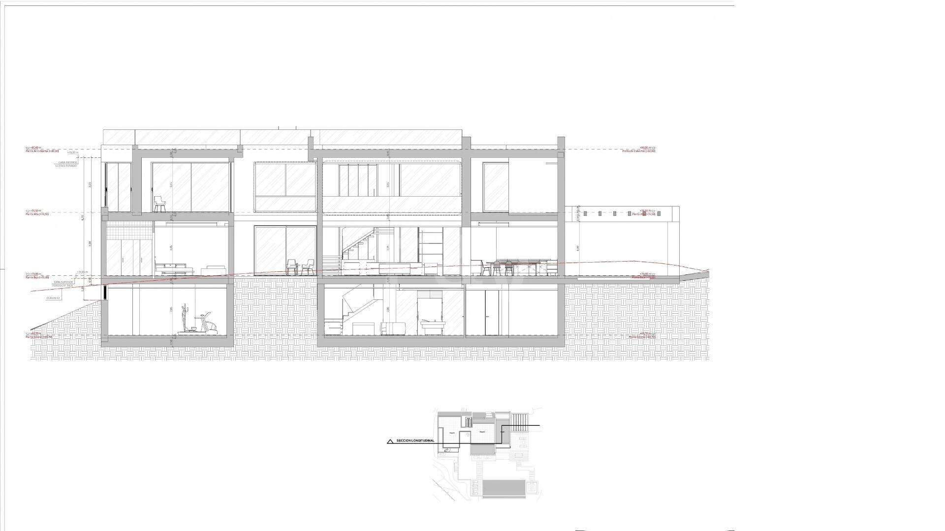Projekt för nybyggd villa med panoramautsikt över havet i Hacienda Las Chapas, garanterad licens