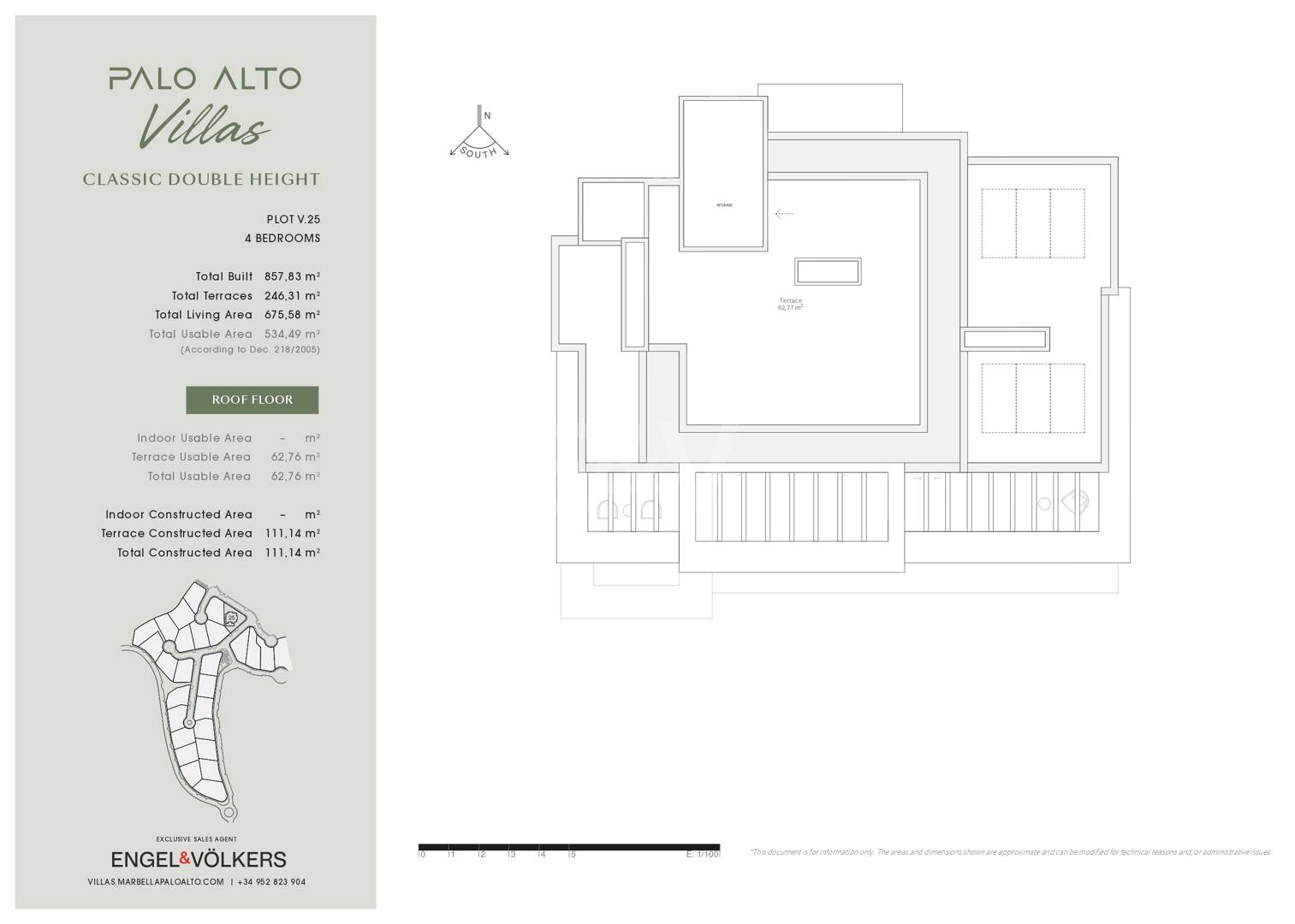 Villa con salón de doble altura y vistas panorámicas al mar en Palo Alto