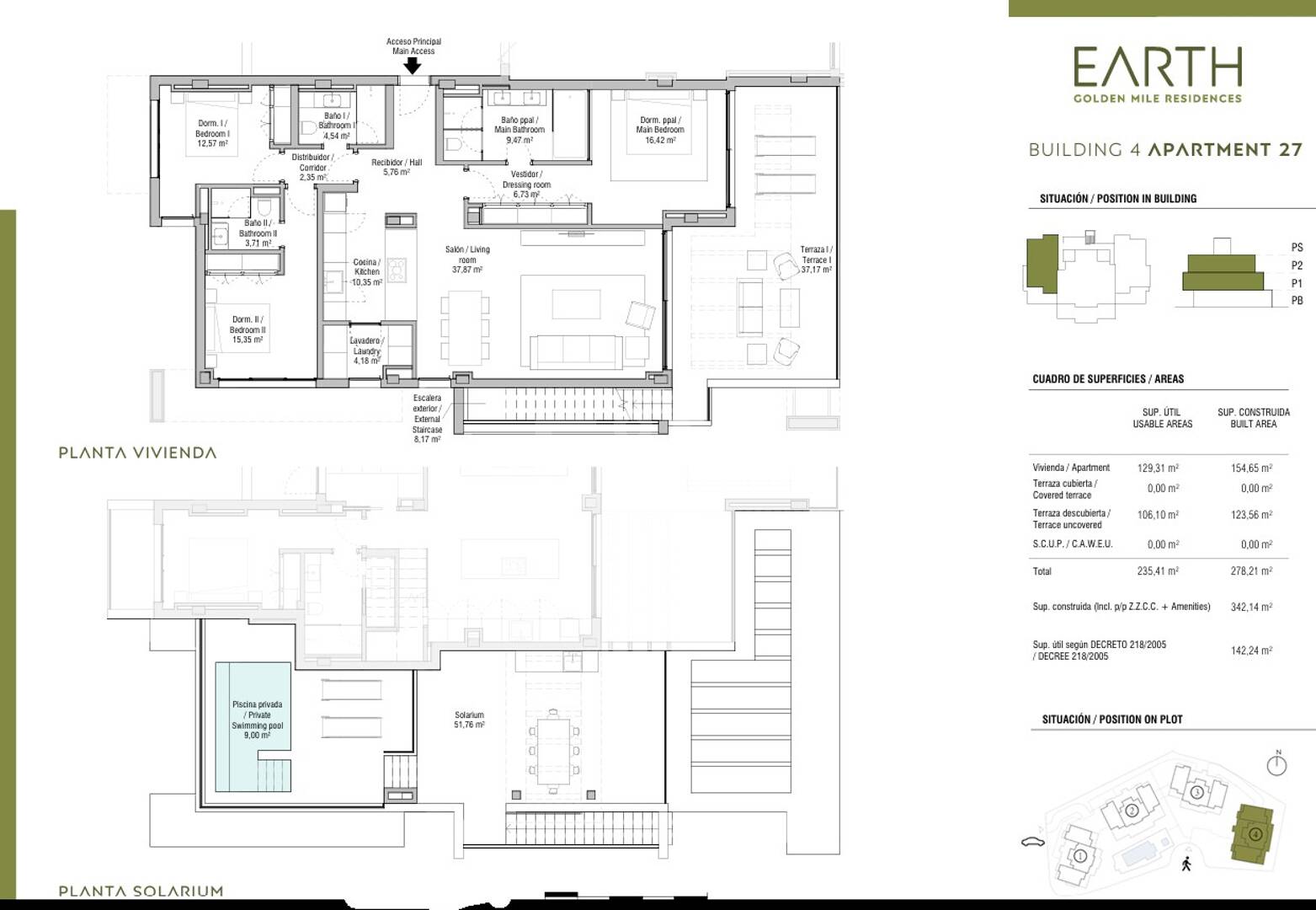 New Luxury Semi Penthouse with Private Rooftop Pool on Marbella's Golden Mile
