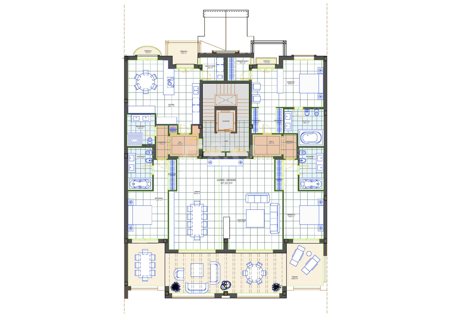 Lägenhet med utsikt över havet i La Quinta, Benahavis