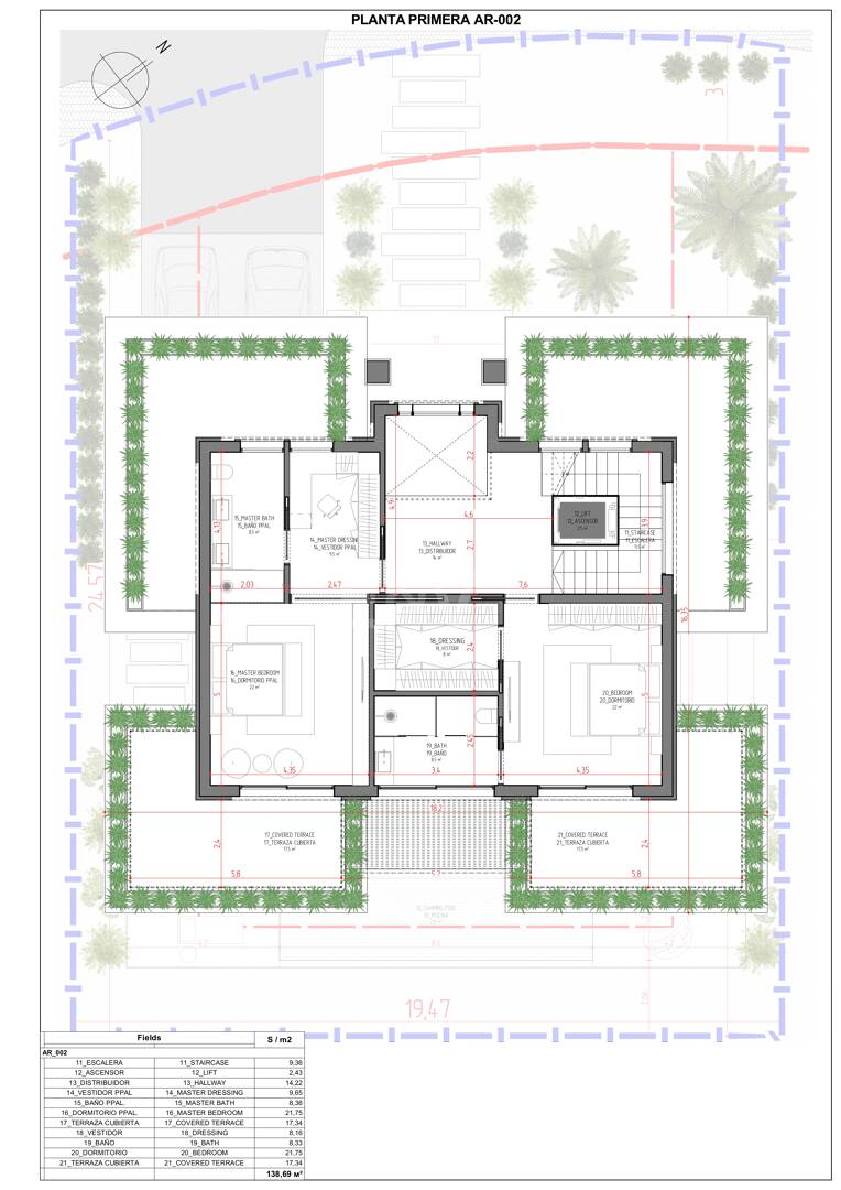 Villa Designer moderne clé en main dans la communauté fermée