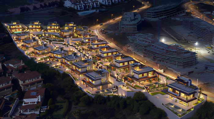 Development in Cala de Mijas, Mijas Costa