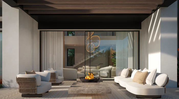 Blume, an exclusive boutique collection of 3 contemporary villas just steps from the beach, in one of Marbella’s most prestigious residential areas.