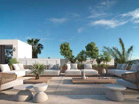 Blume, an exclusive boutique collection of 3 contemporary villas just steps from the beach, in one of Marbella’s most prestigious residential areas.