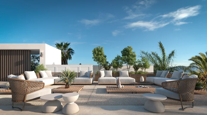 Blume, an exclusive boutique collection of 3 contemporary villas just steps from the beach, in one of Marbella’s most prestigious residential areas.